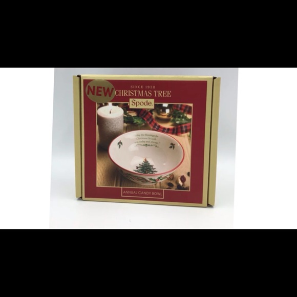 Spode Christmas Tree Annual Candy Bowl  2010 NEW open box. - Picture 1 of 4